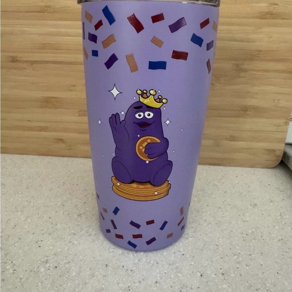 New McDonald’s Celebrate Grimace's Birthday Tumbler